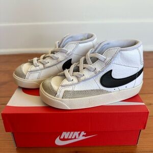 8C (TD) . Nike Blazer Mid 77 (TD) ‘White Black’